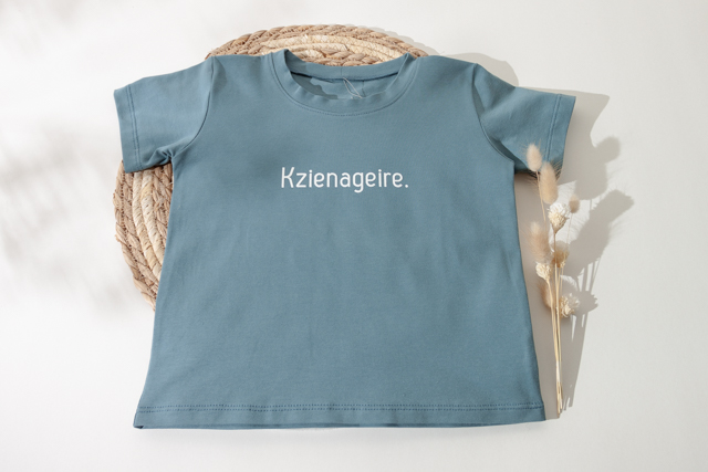 T shirt 92/104 blauw