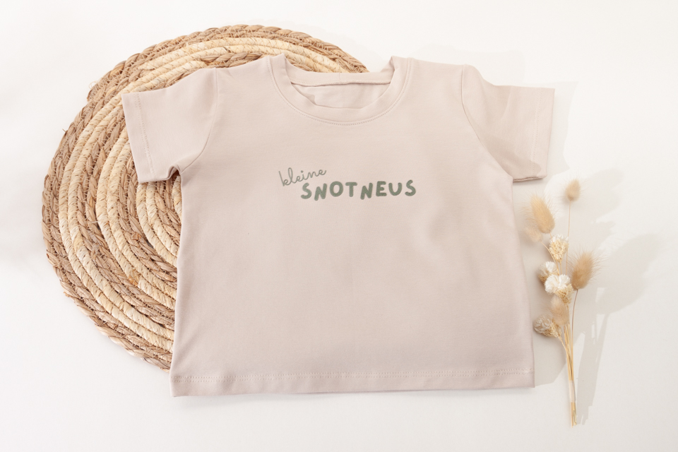 T shirt 86/92 beige