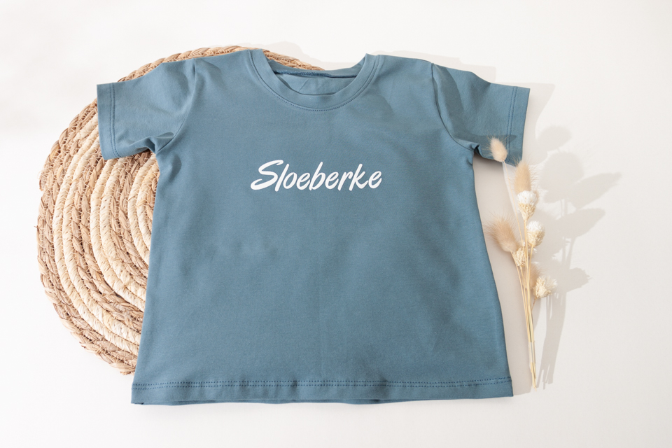 T shirt 98/104 blauw